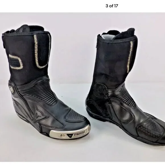 Dainese R Axial Pro In Motorcycle Boots Black Internal Carbon Men's US 8.5 MINT - Picture 3 of 16